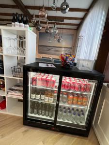 Eldhús eða eldhúskrókur á SEA YOU Hotel Noordwijk