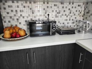 Kuchnia lub aneks kuchenny w obiekcie Blue North Luxury Apartment