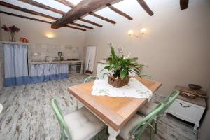Kuchyň nebo kuchyňský kout v ubytování sacrobosco apartment Ulivo