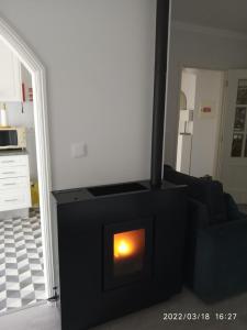A cozinha ou cozinha compacta de Vigia's Guest House