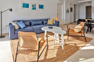 Posezení v ubytování Villa Lara AmberBlue Pefkos