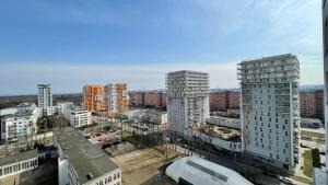 Výhľad na mesto Gdansk alebo výhľad na mesto priamo z apartmánu