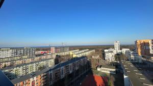 Výhľad na mesto Gdansk alebo výhľad na mesto priamo z apartmánu