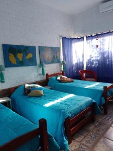 Krevet ili kreveti u jedinici u objektu Cabañas Cafayate II