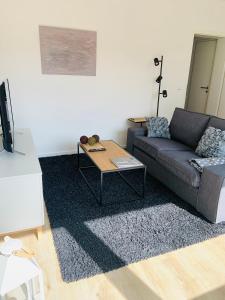 Khu vực ghế ngồi tại Skandi-Home Wohnung ruhige Lage NEU - Düsseldorf Nord