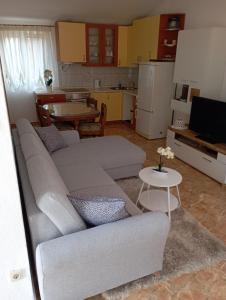 Kuchyň nebo kuchyňský kout v ubytování Apartments Šime
