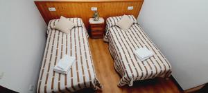 Postel nebo postele na pokoji v ubytování Casa La Barria