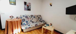 TV a/nebo společenská místnost v ubytování Casa La Barria