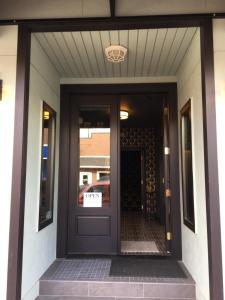 Framhlið eða inngangur Hotel Stevenson