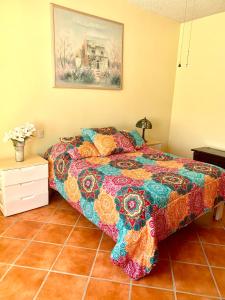 Katil atau katil-katil dalam bilik di Casa Fraile San Miguel