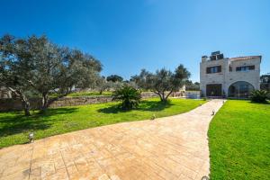 A garden outside FOS residence - ΦΩΣ ,luxury villa