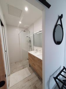 Koupelna v ubytování B&B Les Villas de Gascogne