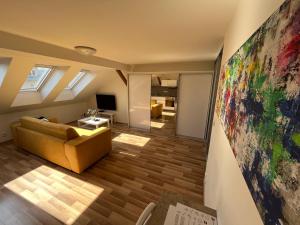 Posezení v ubytování Apartmány Skryjova