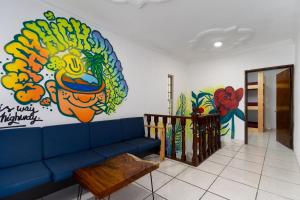 Predel za sedenje v nastanitvi Sundaze Homestay