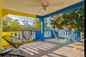 Balkon oz. terasa v nastanitvi Sundaze Homestay