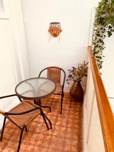 Χώρος καθιστικού στο Casa Porta