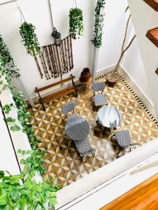 Χώρος καθιστικού στο Casa Porta