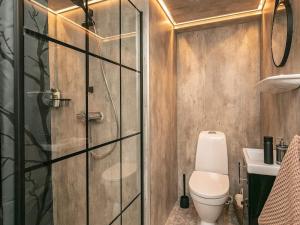 Koupelna v ubytování Holiday home Løkken CLXVI + 22 fotografií