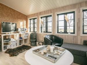 TV a/nebo společenská místnost v ubytování Holiday home Løkken CLXVI