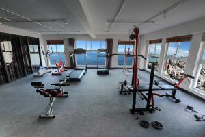 Fitness centrum a/nebo fitness zařízení v ubytování Seasing Boutique Hotel