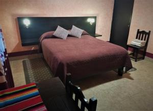Voodi või voodid majutusasutuse Huapango Hospedaje, cama Queen #1 toas