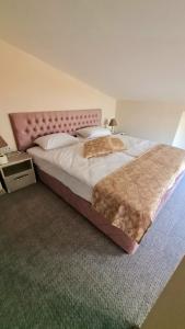Postel nebo postele na pokoji v ubytování Hotel Ponti