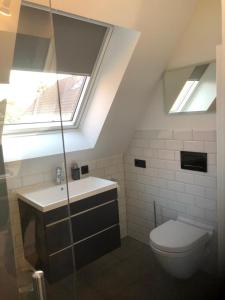 Koupelna v ubytování Apartment für zwei Personen in romantischem Weindorf