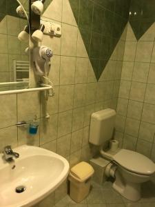 Łazienka w obiekcie Rábensteiner Panzió