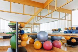 a room with a table with balls on it at Crowne Plaza Muscat by IHG in Muscat