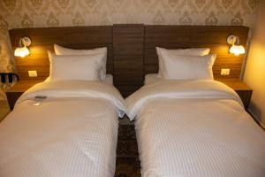 Postel nebo postele na pokoji v ubytování Khan Khediwe Hotel
