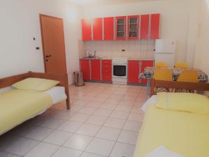 Kuchyňa alebo kuchynka v ubytovaní Apartments Barbara Gregovica
