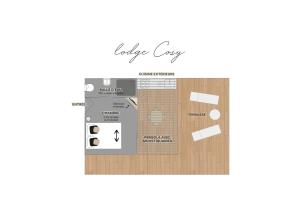 Půdorys ubytování Lodges de Camargue