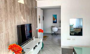 TV a/nebo společenská místnost v ubytování NOVIGRAD BOUTIQUE APARTMENT