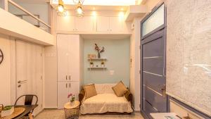 Posteľ alebo postele v izbe v ubytovaní A unique loft studio