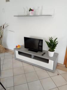 TV a/nebo společenská místnost v ubytování Studio apartman KIKA