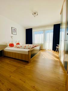Postel nebo postele na pokoji v ubytování Haus Alpenrose