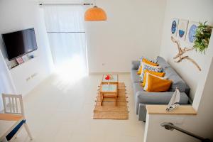 TV a/nebo společenská místnost v ubytování Apartments Stefani