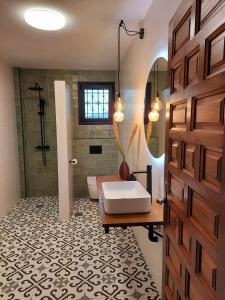 Et badeværelse på Casa Loko