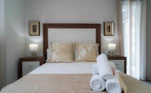Posteľ alebo postele v izbe v ubytovaní AAC Málaga - Apartamento con terraza, muy amplio, totalmente equipado, cerca del centro y nuevo!