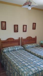 Cama o camas de una habitación en Casa Rural Valle Tosande