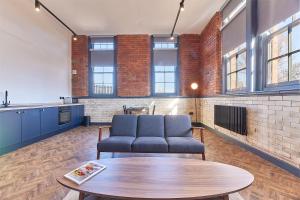 A seating area at No 3 at Simpson Street Apartments Sunderland