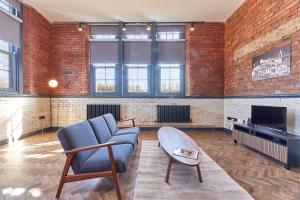 A seating area at No 3 at Simpson Street Apartments Sunderland