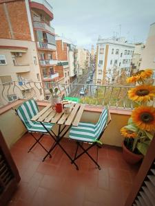Balkón alebo terasa v ubytovaní Hawaii Fira Barcelona