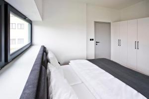 Postel nebo postele na pokoji v ubytování Ubytování Počátky