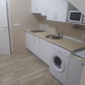 Η κουζίνα ή μικρή κουζίνα στο Apartamento el cuco