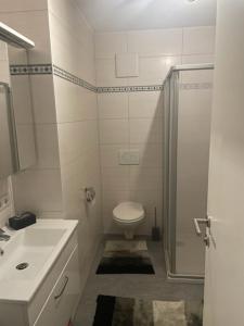 Kylpyhuone majoituspaikassa Citybergblick2