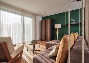 Posezení v ubytování WaldFunkeln LODGE