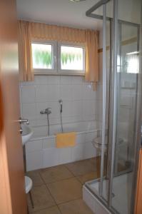 Koupelna v ubytování Wohnung 3d