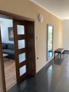 Posteľ alebo postele v izbe v ubytovaní Apartment Za Poštou