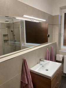 Kúpeľňa v ubytovaní Apartment Za Poštou